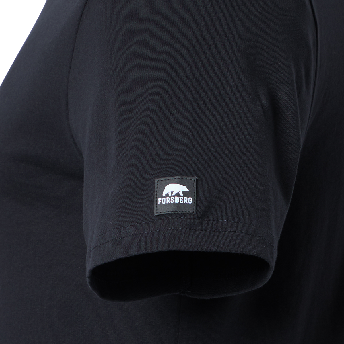 FORSBERG T-Shirt mit Polygonraster-Logo - 5, Vlies, Langer Ärmel, Mantel, Pullover, Sweatshirt