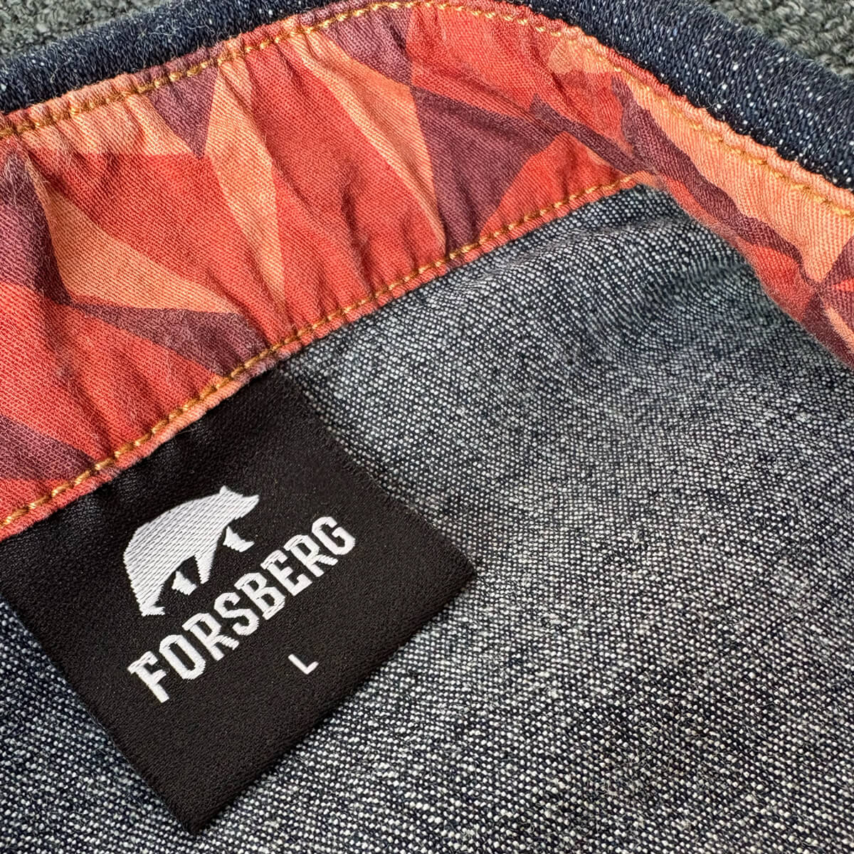 FORSBERG robustes Jeanshemd mit farbigem Ausputz – Stilvoll und Langlebig - 5