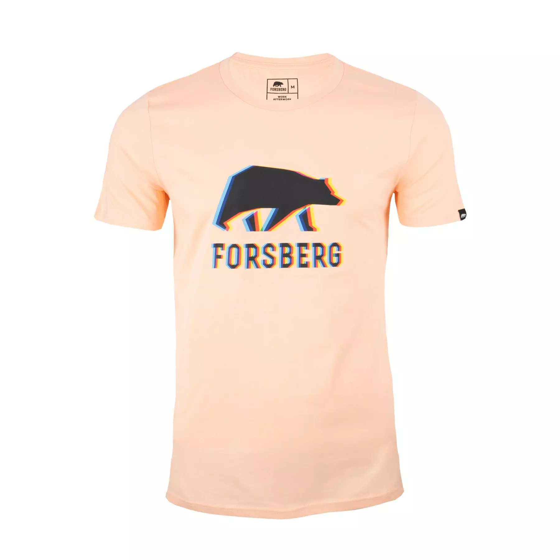 FORSBERG T-Shirt mit schwarzem Anaglyph-Logo - 7