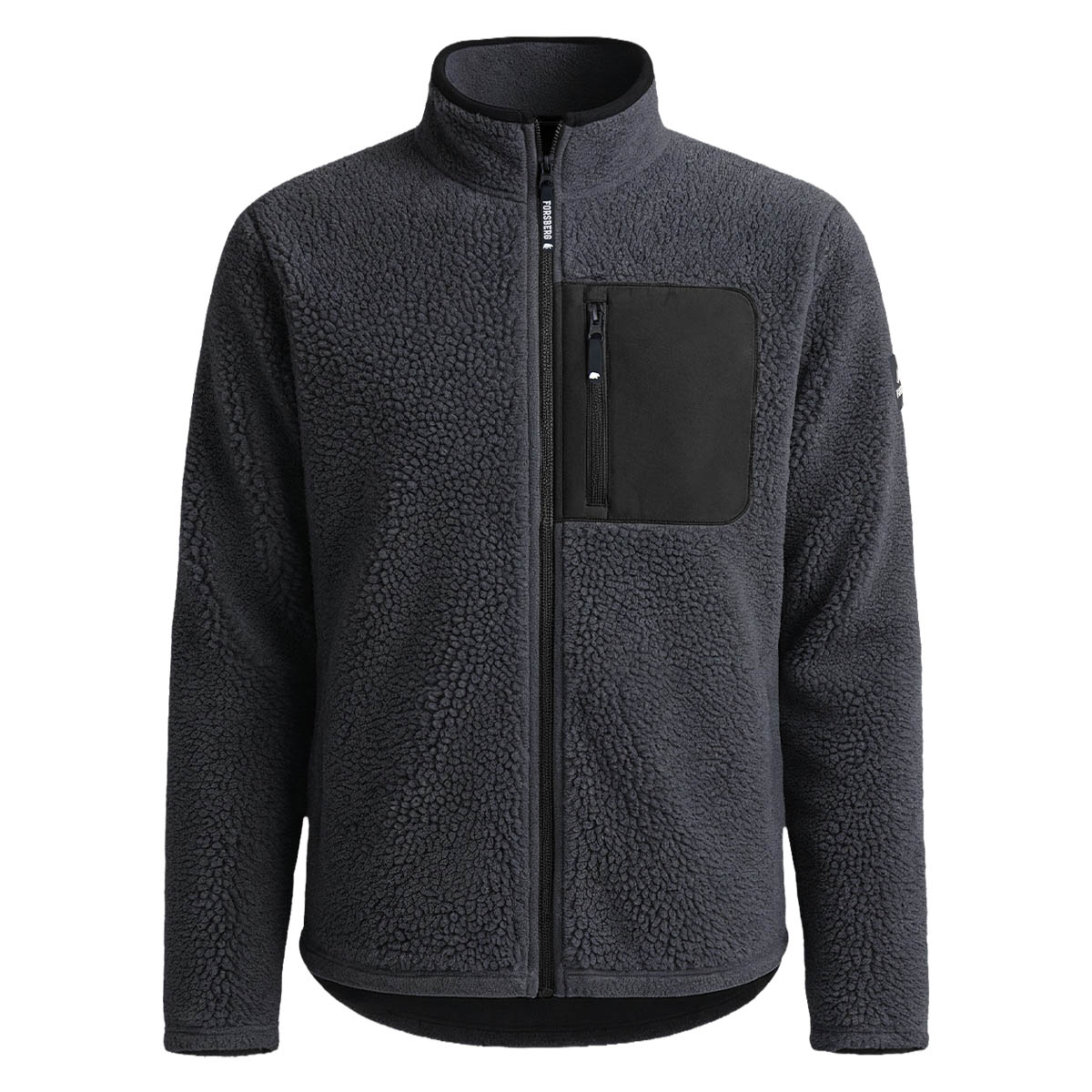 FORSBERG Webpelzjacke mit Brusttasche - 5, Bekleidung, Fleece, Mantel, Jacke, Pullover