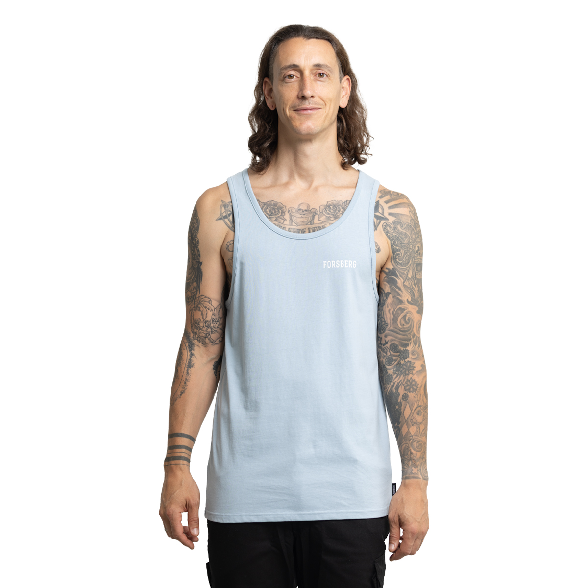 FORSBERG Tanktop mit Logo auf Brust und Rücken - 4
