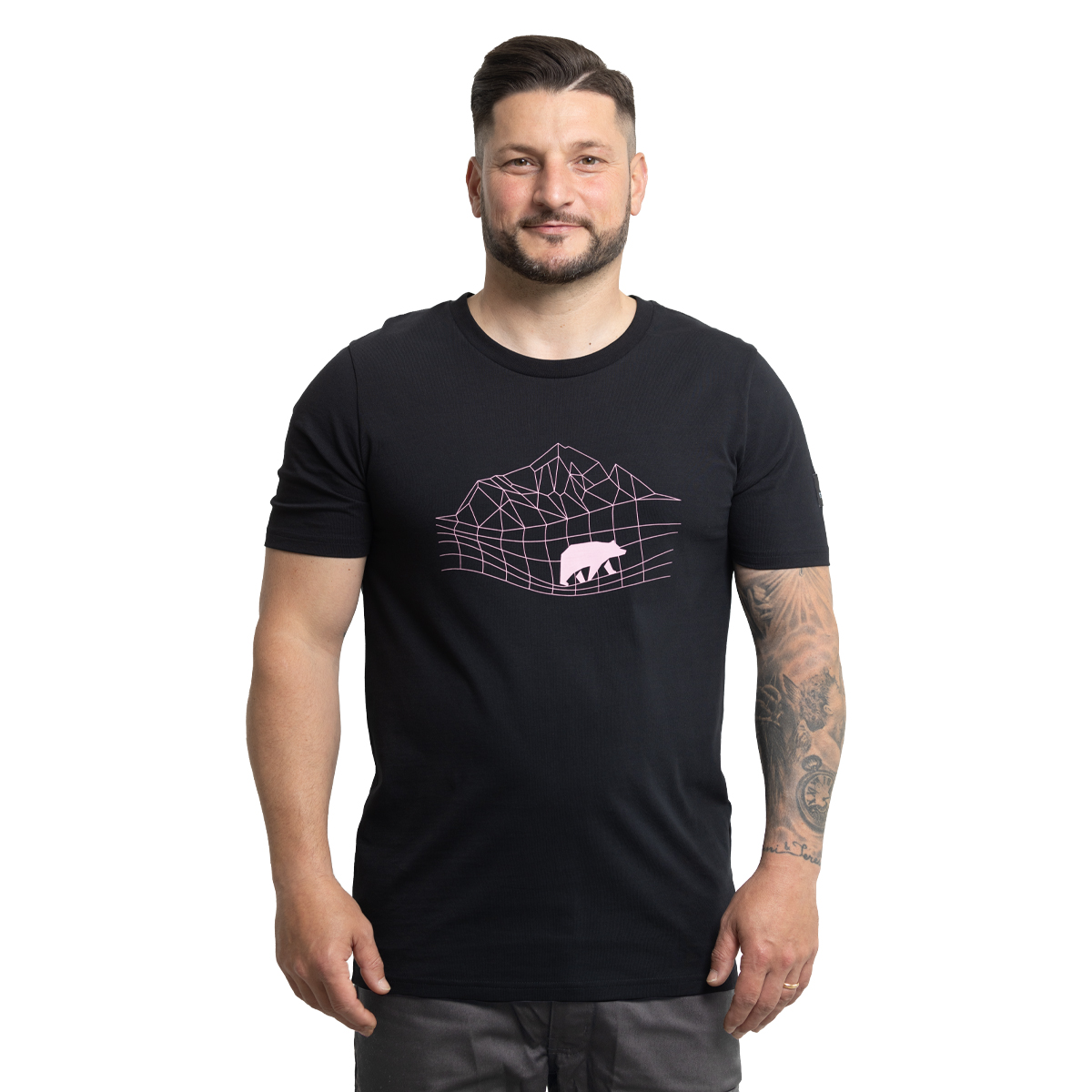 FORSBERG T-Shirt mit Polygonraster-Logo - 6