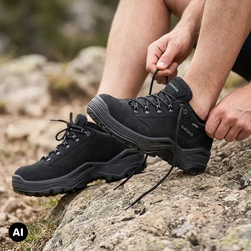 stiefel, wanderschuhe, outdoor-schuh, schwarze schuhe, gummisohlen, schuh, wanderschuh, schwarz, outdoor, gummi/sohle
