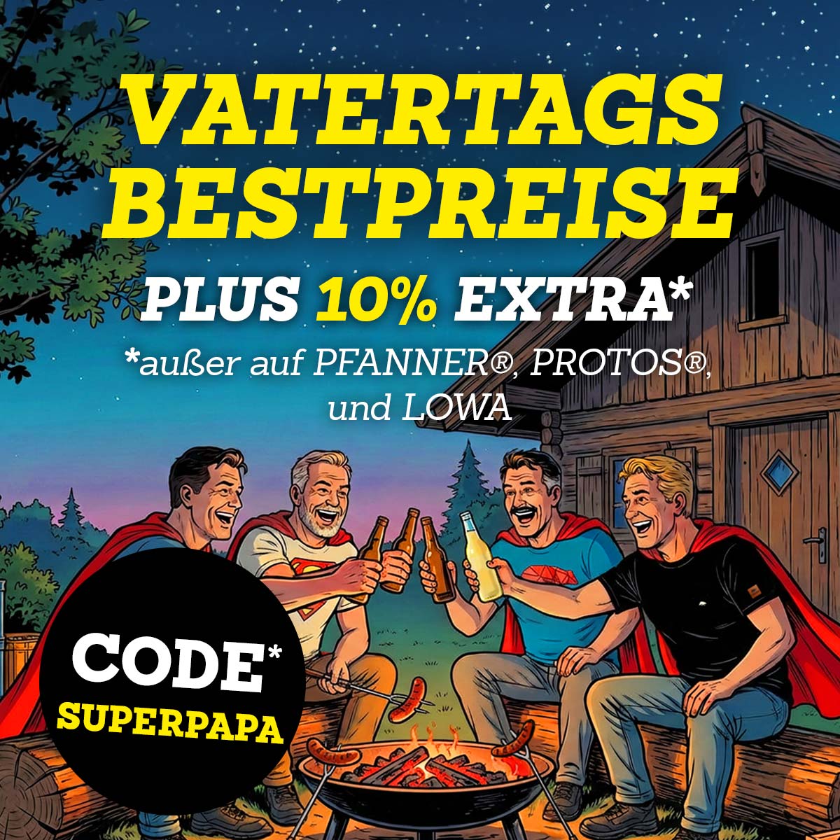 Sommer, Lagerfeuer, Grill, Getränke, Vier Freunde