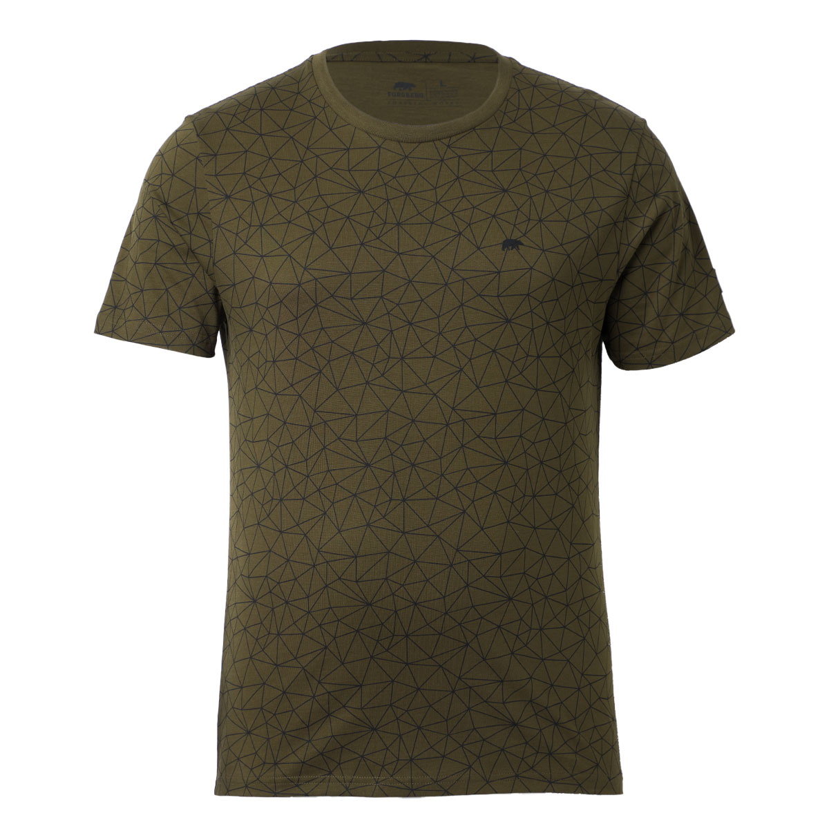 FORSBERG T-Shirt mit Polygonmuster - 4