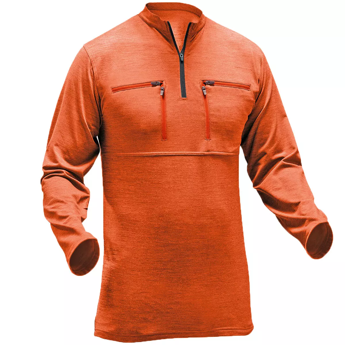 PFANNER® Skin-Dry Thermo Zipp2Zipp® langarm - 2, Vlies, Langer Ärmel, Mantel, Jacke, Kapuzenpulli