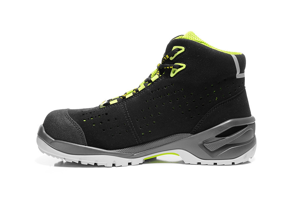 Elten IMPULSE green Mid ESD S1PS Mikrofaser-Schnürstiefel - 4