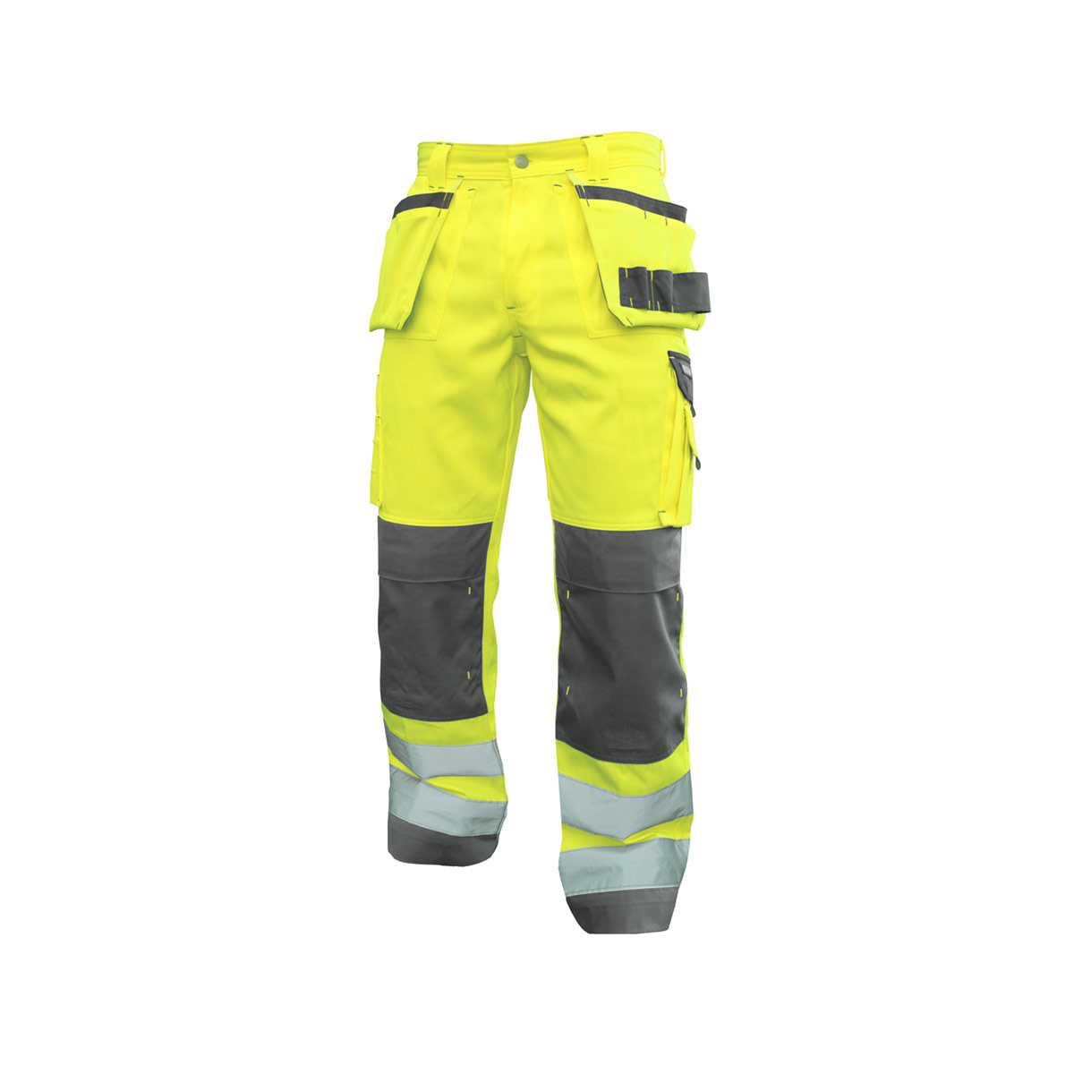 DASSY Glasgow high visibility trousers with holster pockets and knee pad pockets