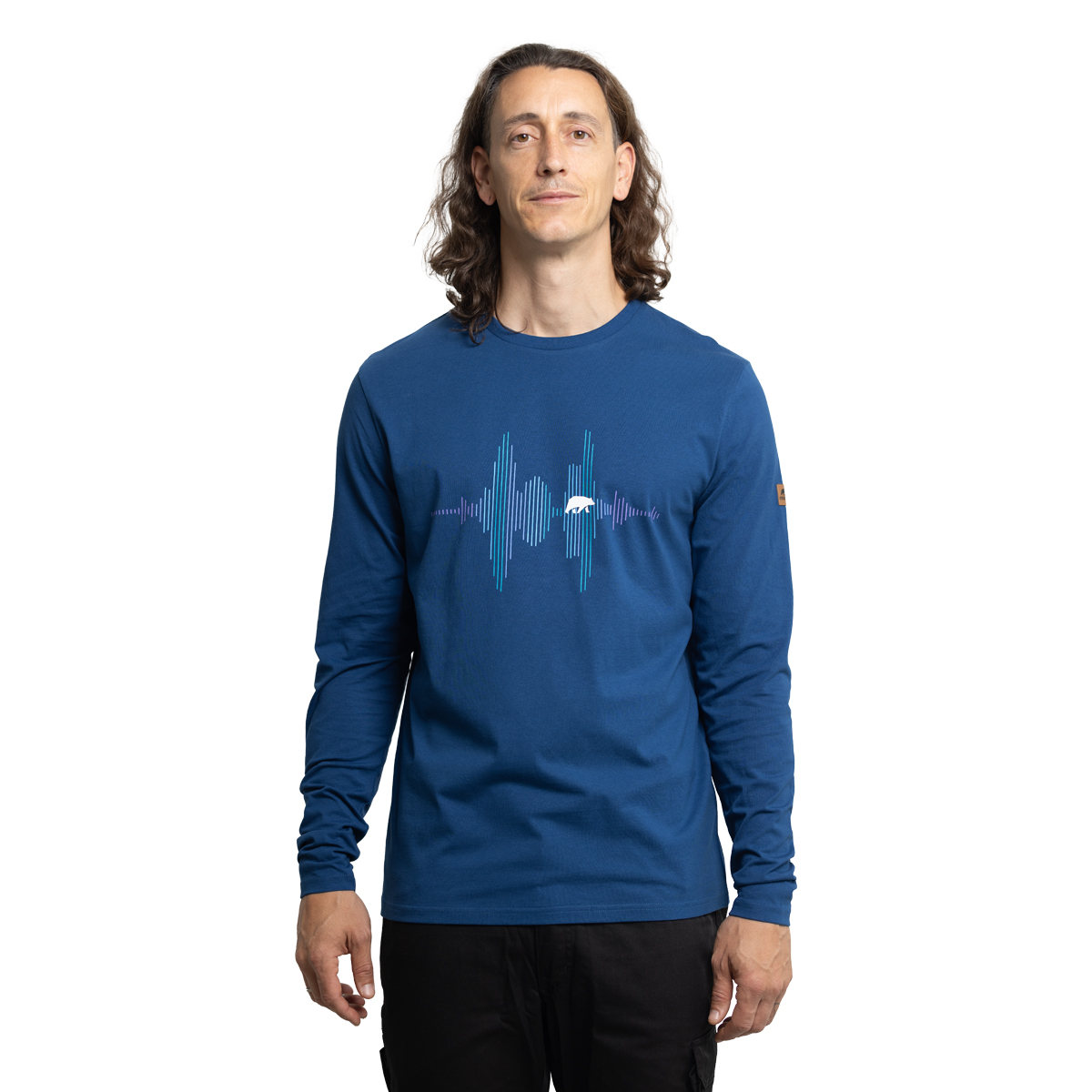 FORSBERG Longsleeve mit Audiowelle - 4