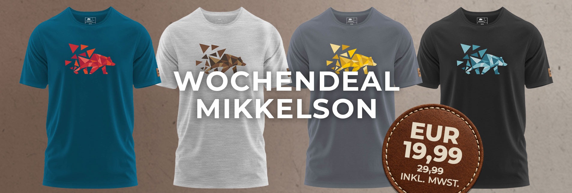 T-Shirt, Polyester, Print, Geometrischer Schwein, Unifarbenes Shirt