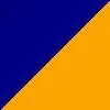 marineblauw/oranje