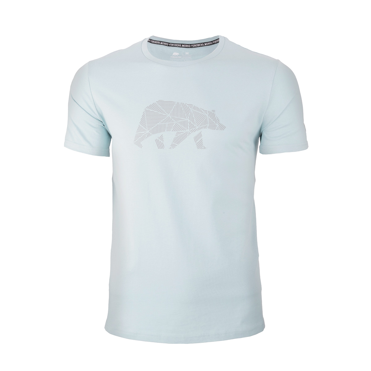 FORSBERG T-Shirt mit reflektierendem Brustlogo - 4