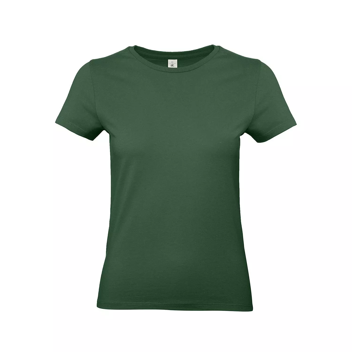 T-Shirt Rundhalsausschnitt Damen einfarbig 190gr Baumwolle - 4