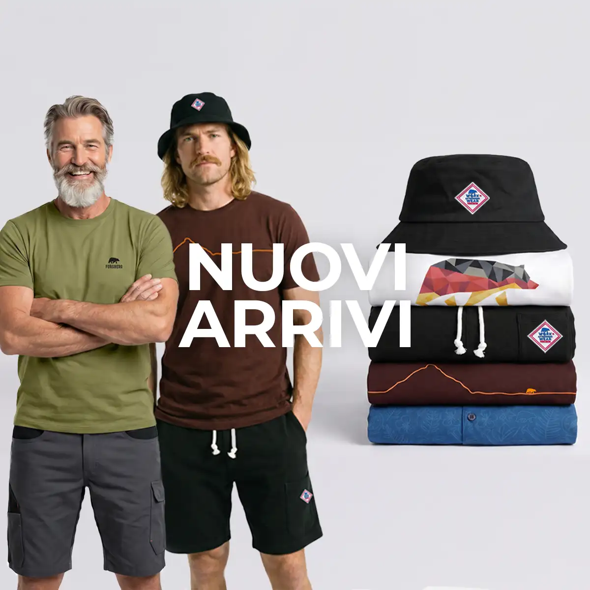 T-Shirt, Hoodie, Bucket Hat, Shorts, Sweatshirt