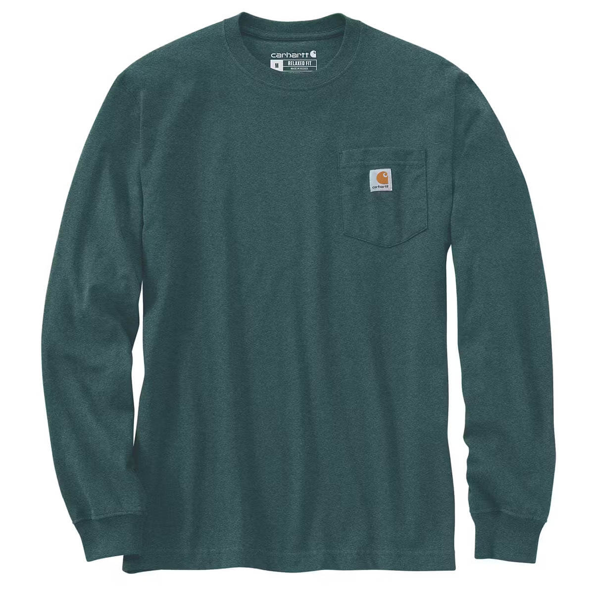 Carhartt Longsleeve mit Rückenlogo, Relaxed Fit &amp; Rundhalsausschnitt - 1