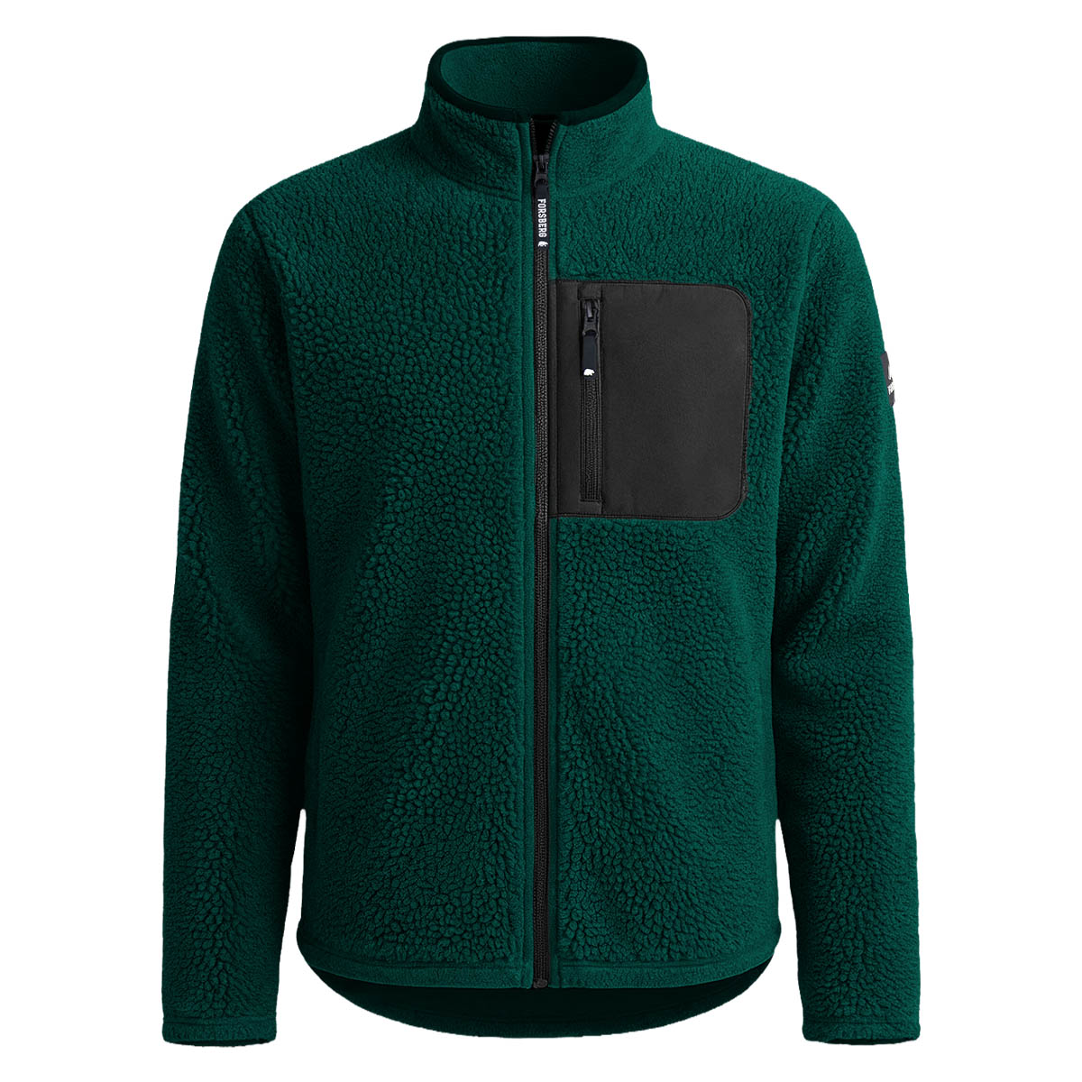 FORSBERG Webpelzjacke mit Brusttasche - 3, Bekleidung, Fleece, Mantel, Jacke, Pullover