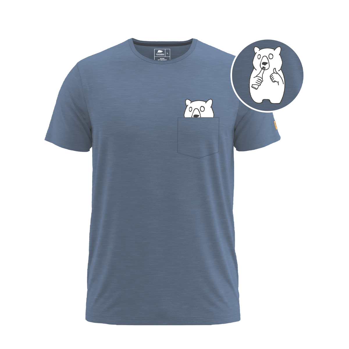 FORSBERG Ölbrorson T-Shirt mit Brusttasche - 1