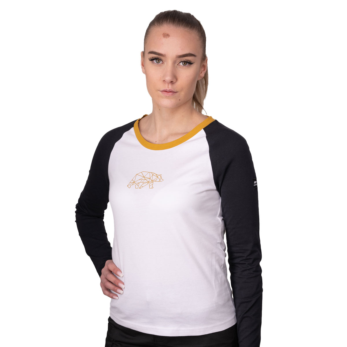 FORSBERG zweifarbiges Longsleeve mit Brustlogo Damen - 7