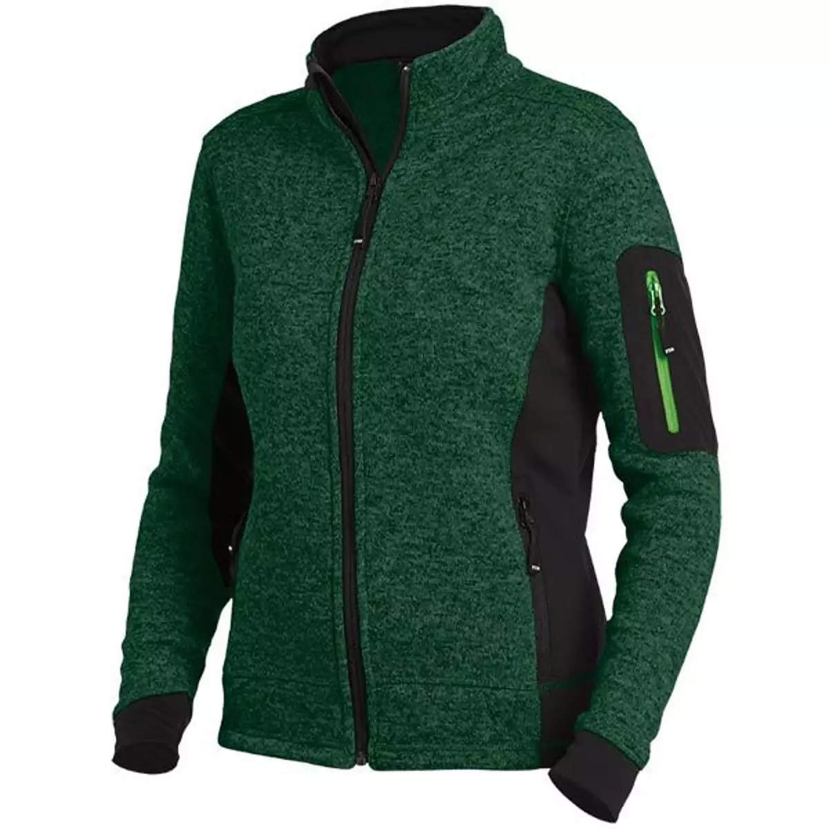 FHB Strick-Fleece-Jacke Damen MARIEKE - 5, Bekleidung, Fleece, Mantel, Jacke, Kapuzenpulli