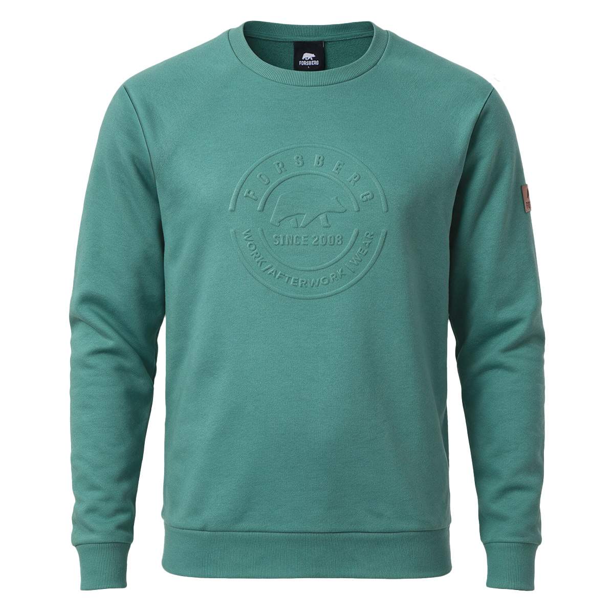 FORSBERG Sweatshirt mit 3D Logo - 2 831188730-L - grün