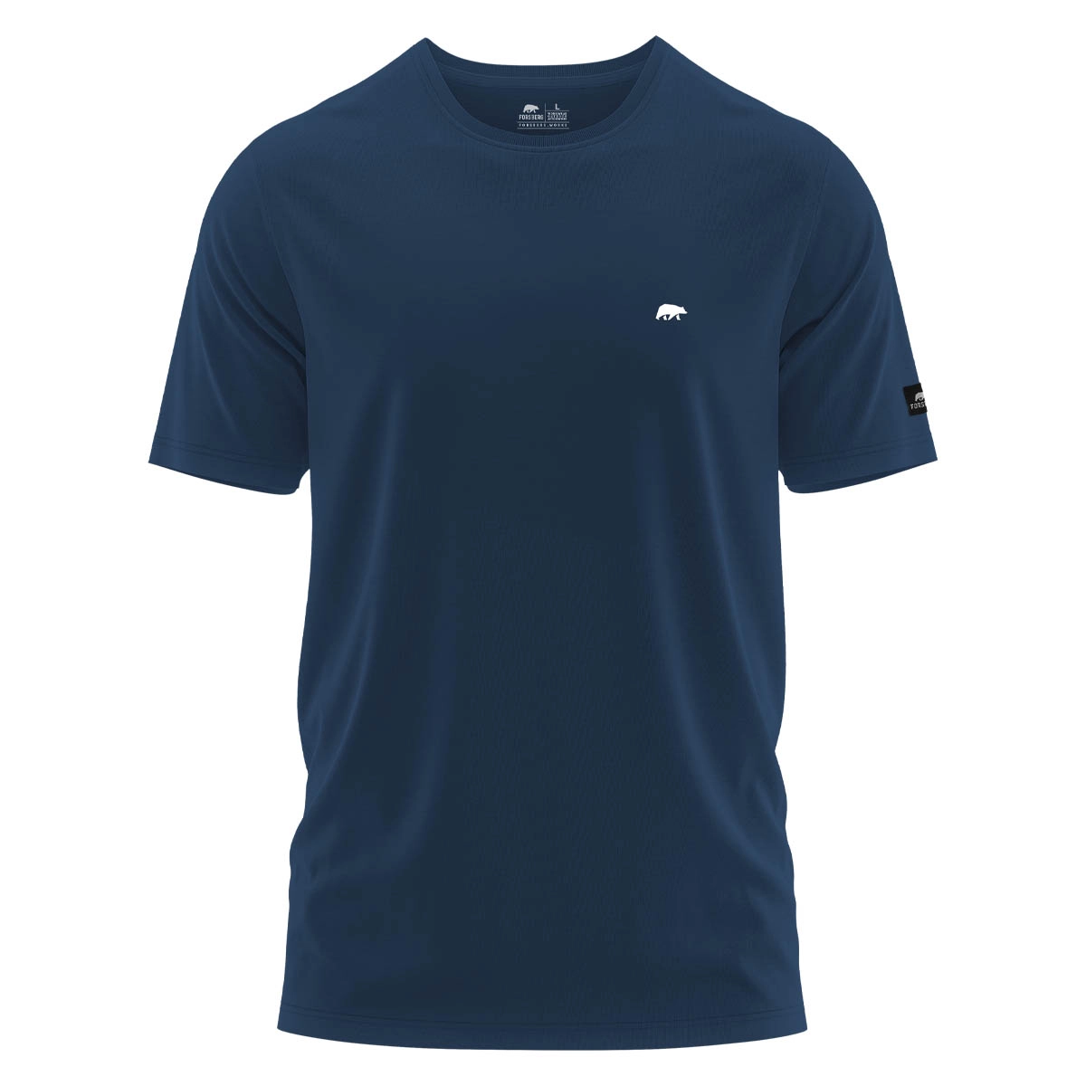 FORSBERG T-Shirt mit kleinem Gummi-Patch - 3