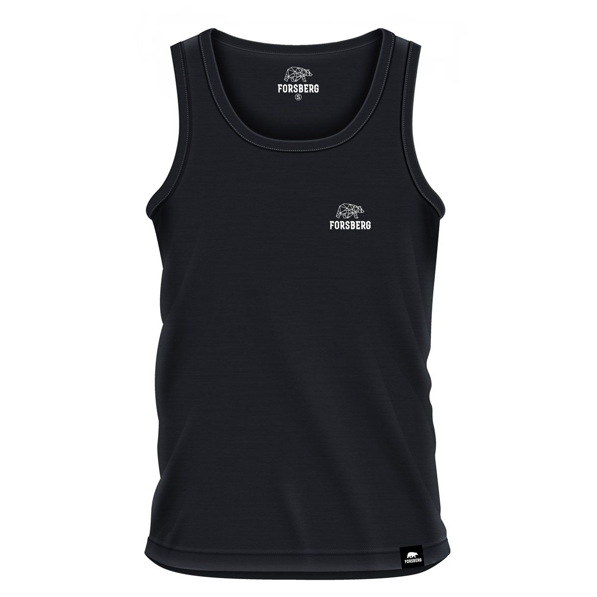 FORSBERG schwarzes Tanktop Shirt - 1