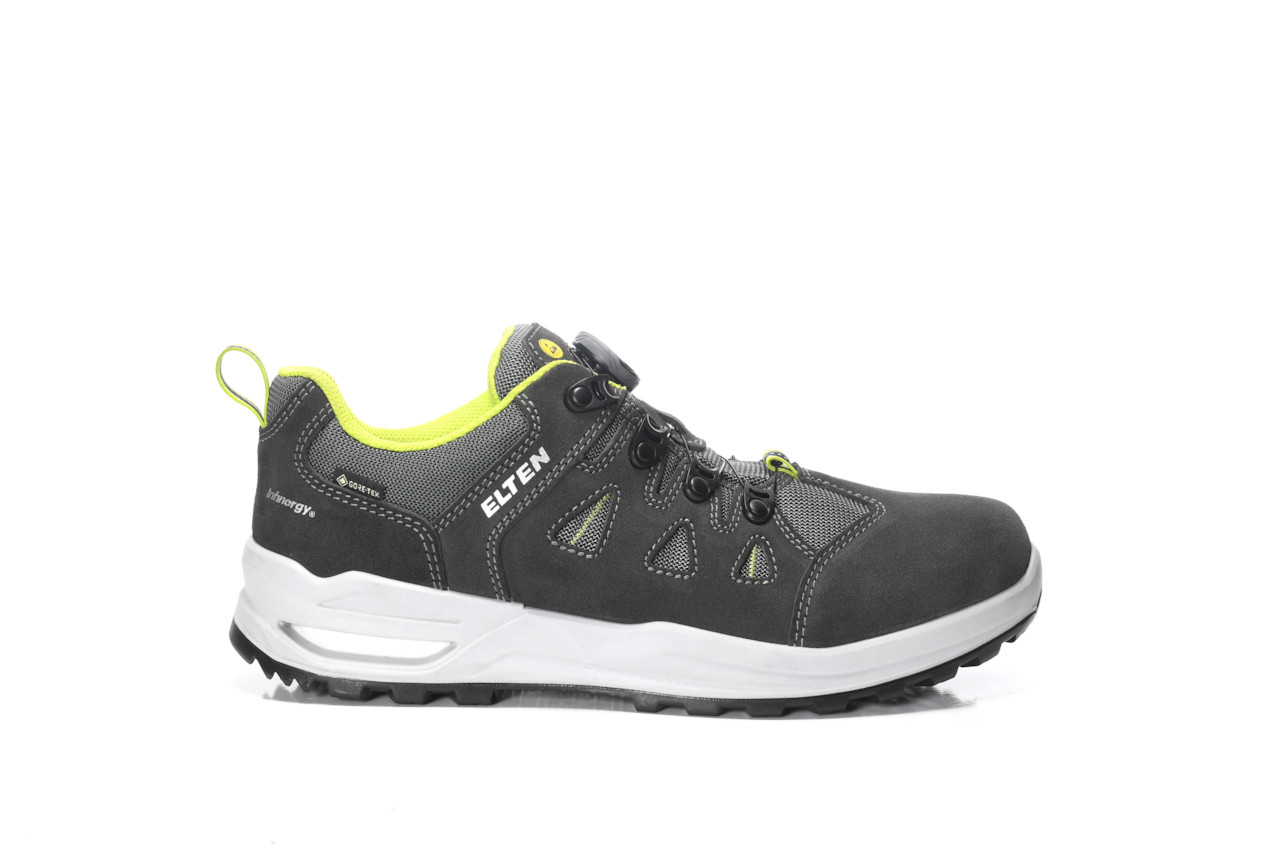Elten RILEY XXF BOA GORE-TEX grey-lime Berufshalbschuh ESD - 2