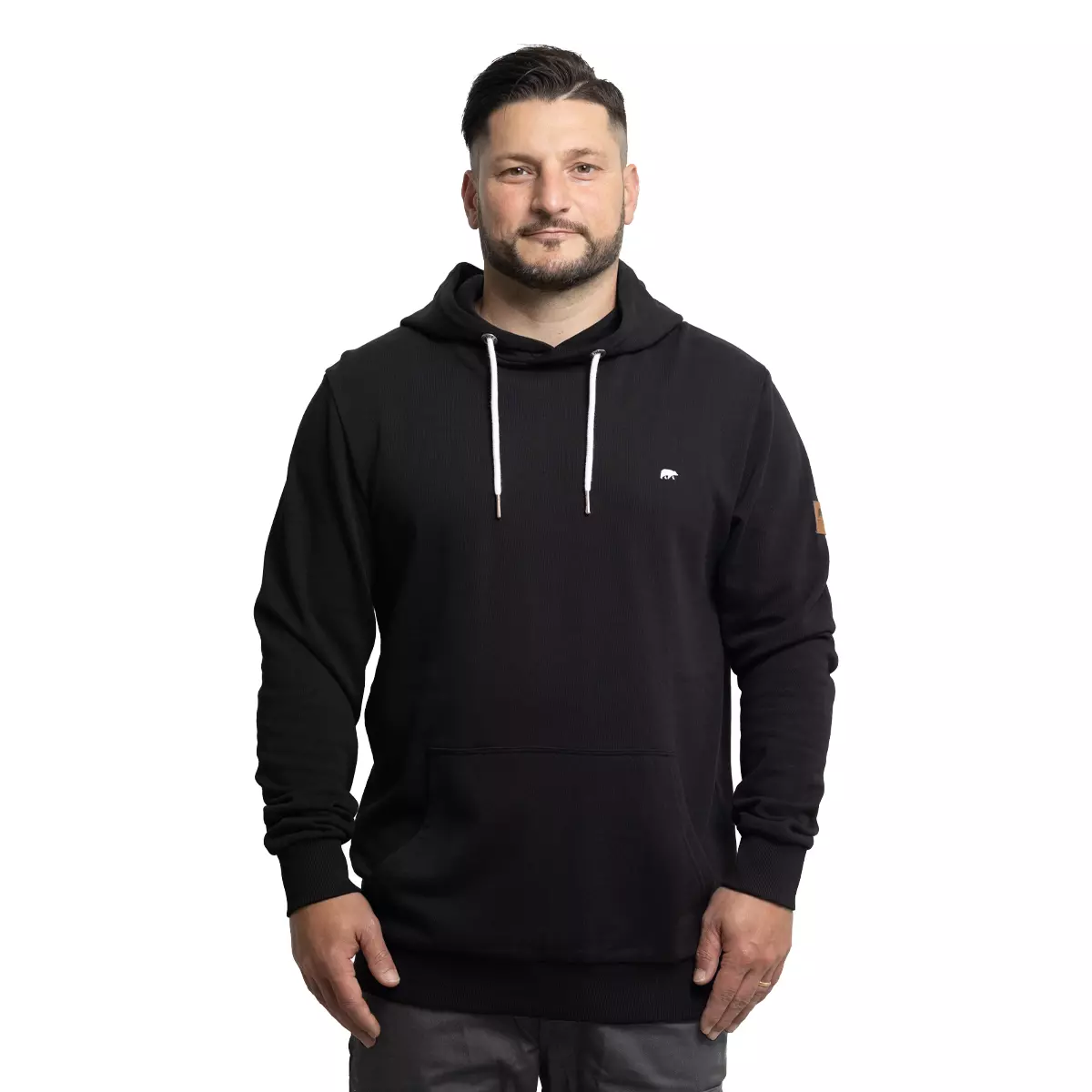 FORSBERG Hoodie mit Logo auf Brust und Rücken - 3