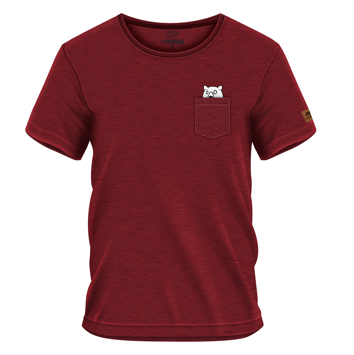 FORSBERG Fingarson T-Shirt mit Brusttasche - 2