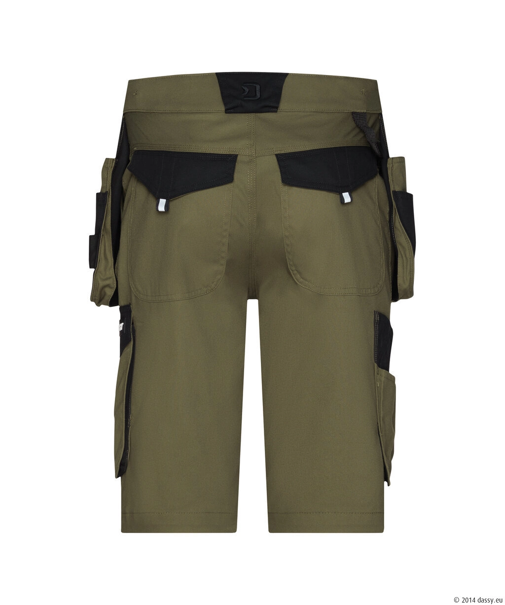 DASSY® Kuma Flex Stretch-Arbeitsshorts mit Holstertaschen - 11
