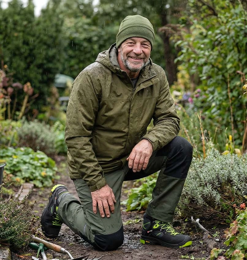 Person, Sitzen, Garten, Erwachsener, Mann