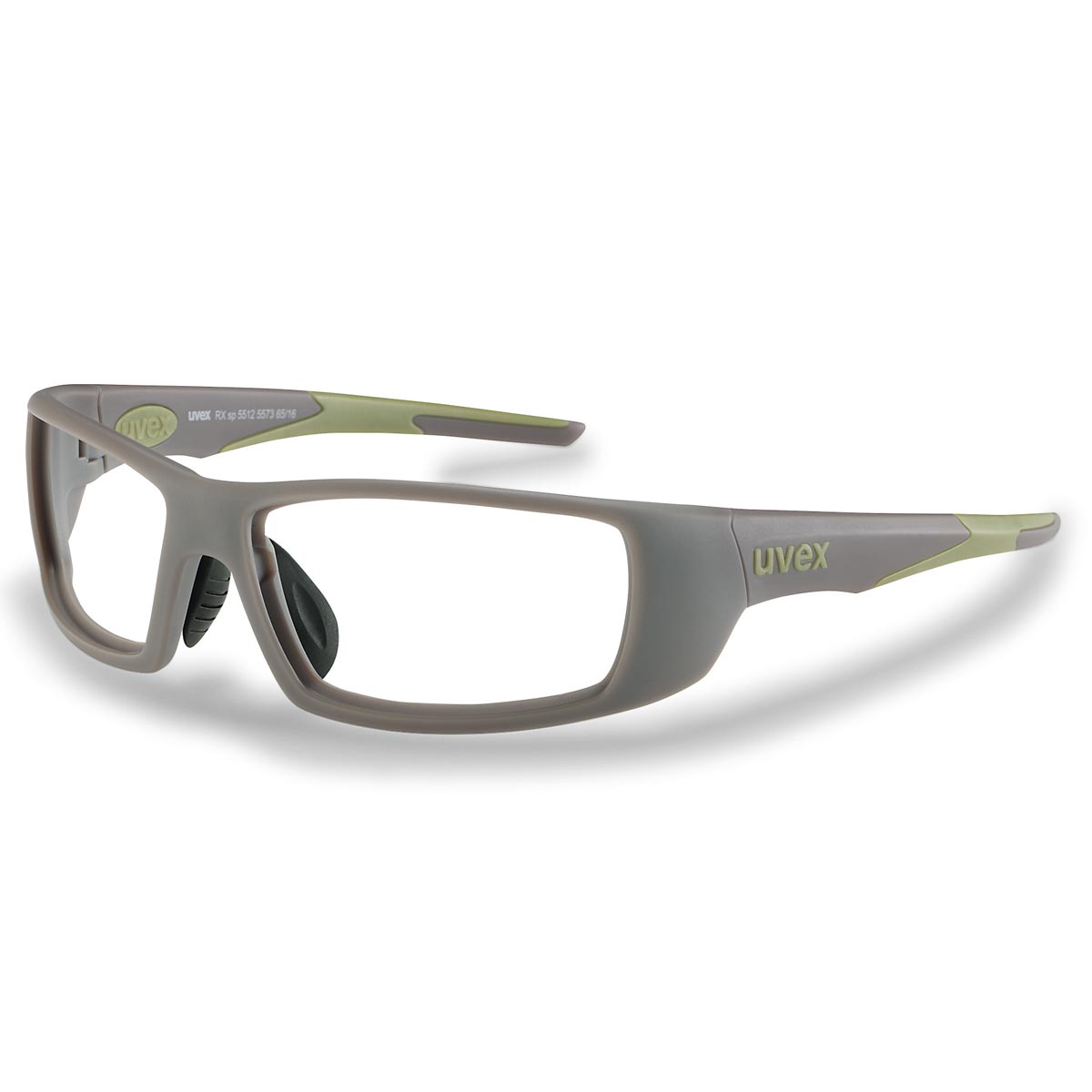 Uvex prescription safety glasses RX sp 5512 green