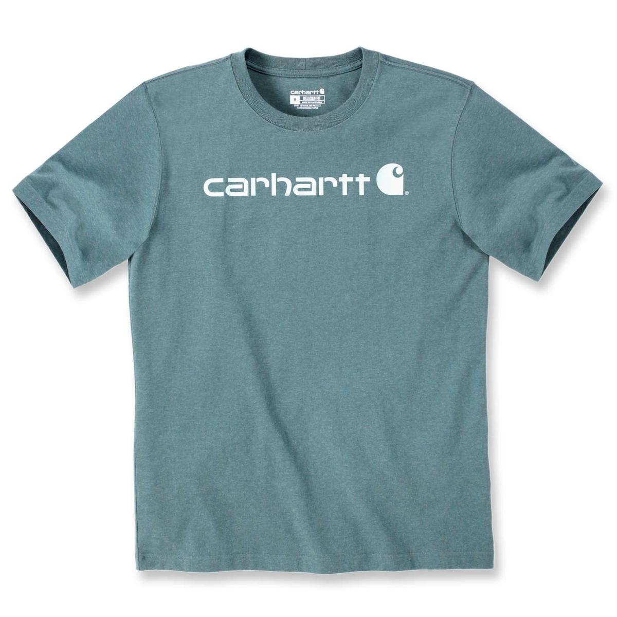 Carhartt Core Logo T-Shirt dicke Qualität - 12