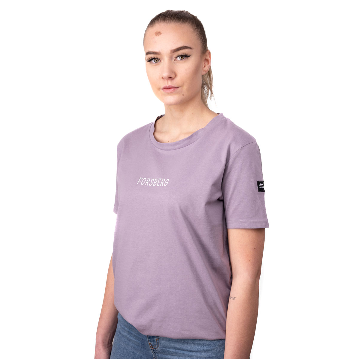 FORSBERG T-Shirt mit Brustlogo Damen - 5