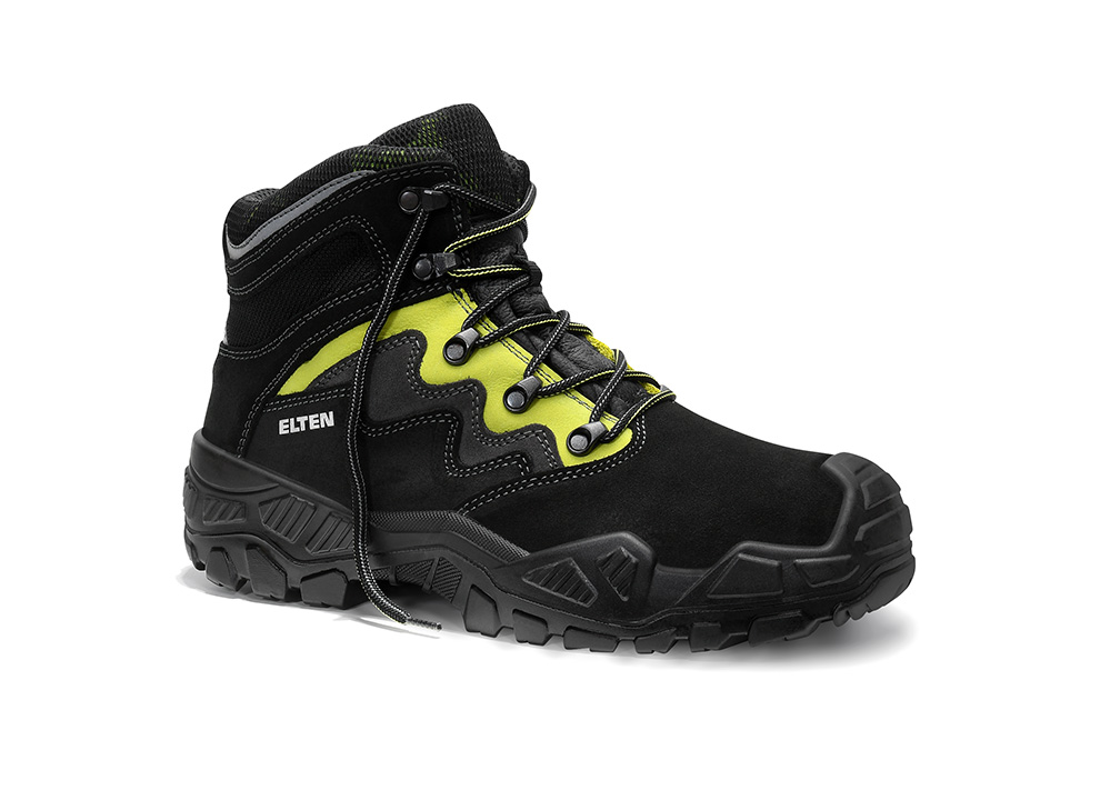 Elten MICK black-green Mid ESD S3S Sicherheitsschnürstiefel - 1