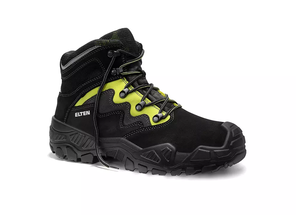 Elten MICK black-green Mid ESD S3S Sicherheitsschnürstiefel - 1