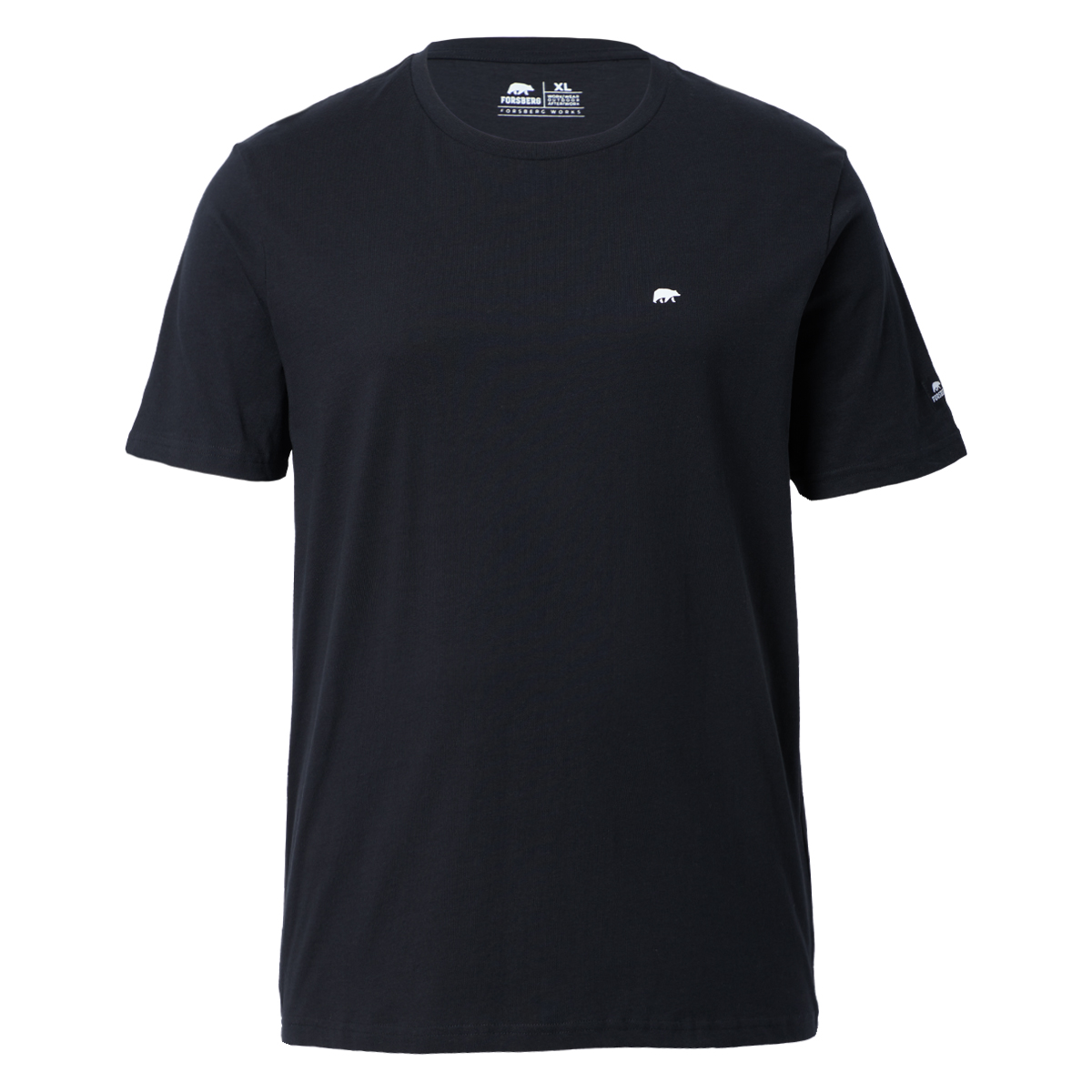 FORSBERG T-Shirt mit kleinem Gummi-Patch - 1, Bekleidung, T-shirt