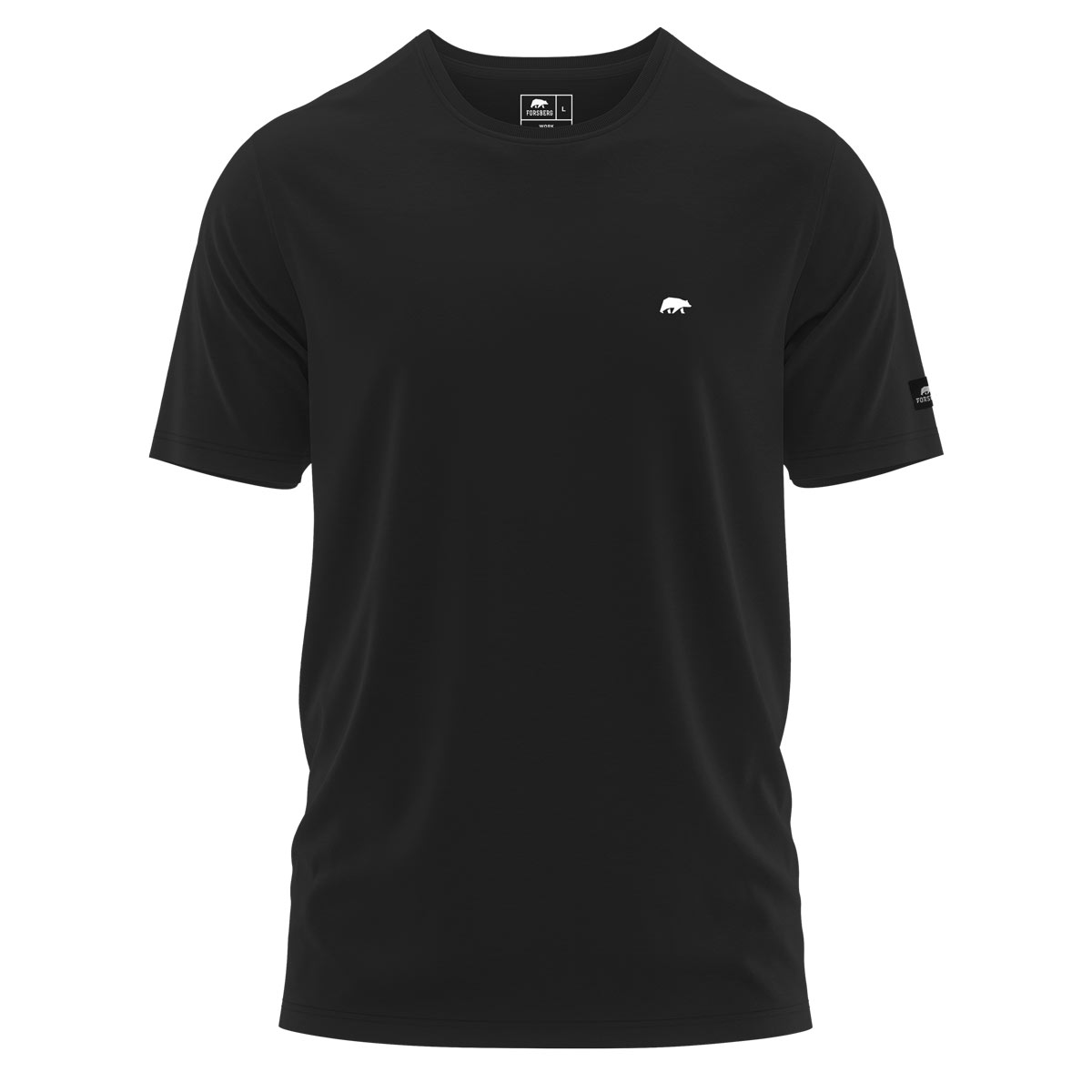 FORSBERG T-Shirt mit kleinem Gummi-Patch - 10