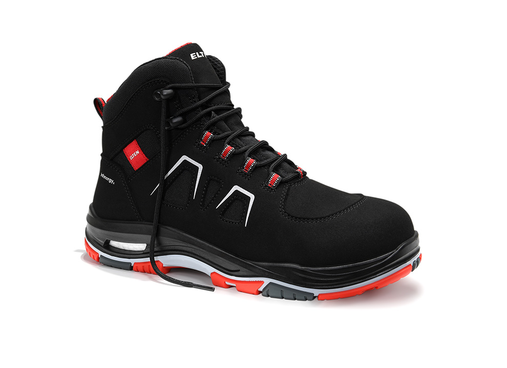 Elten ALAN XXTP black-red Mid ESD S3S Sicherheitsstiefel - 1