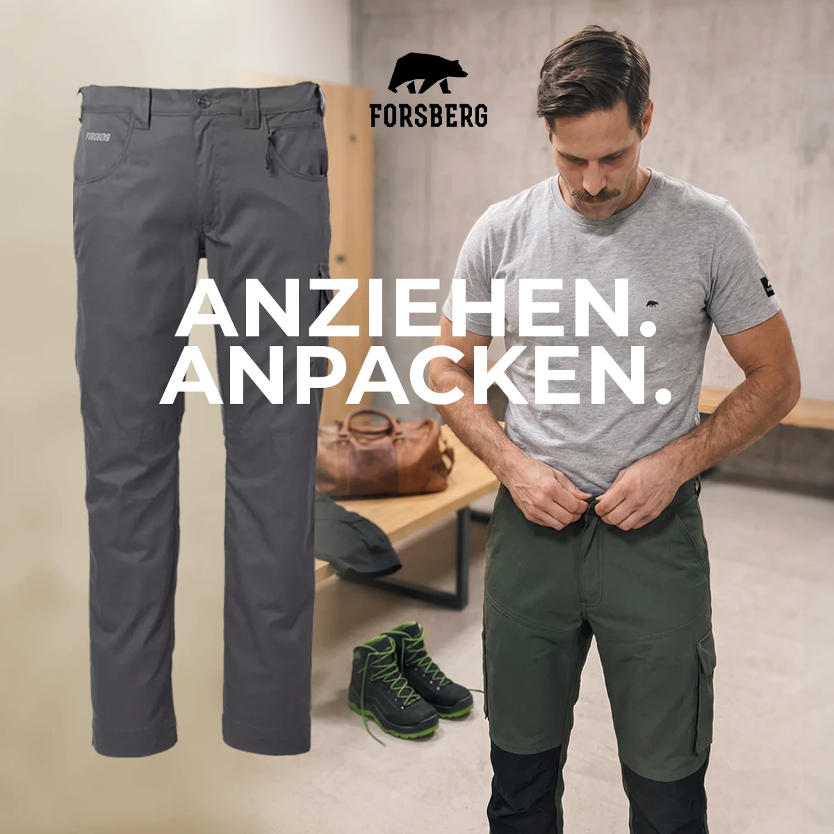 Hose, Herrenhose, Cargo, Outdoor, Fürsberg