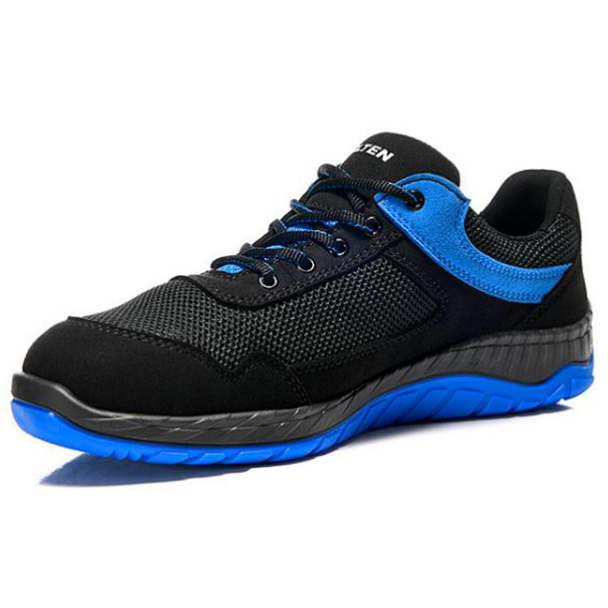 ELTEN Logan Blue Low ESD S1 Veiligheidsschoenen voor heren, blauw, 47 EU