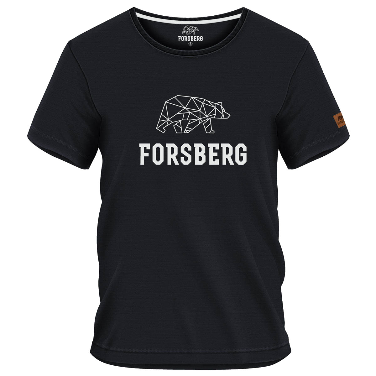 FORSBERG Dreideson T-Shirt – Weiches Shirt Mit Coolem 3D-Logo